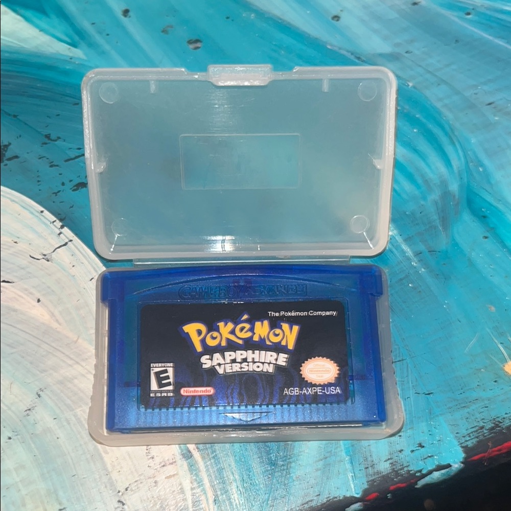 Pokémon Sapphire Version Game Cartridge - Blue